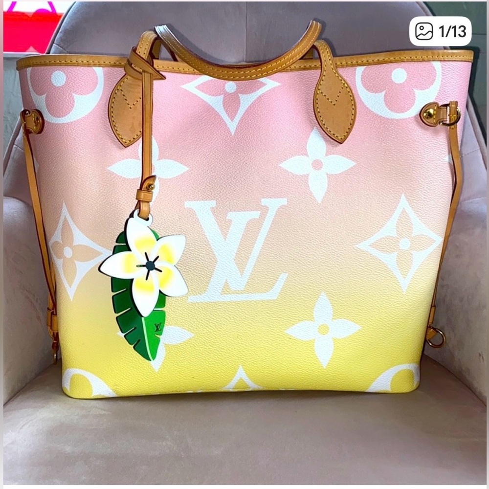 Used Louis Vuitton By The Pool Neverfull MM